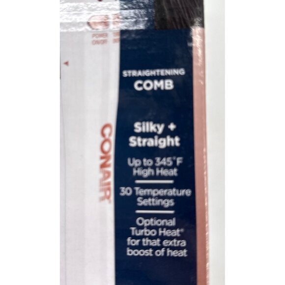 Conair Double Ceramic Straightening Comb Styling Tool With 30 Heat Settings - Picture 3 of 6